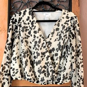Animal Print Blouse